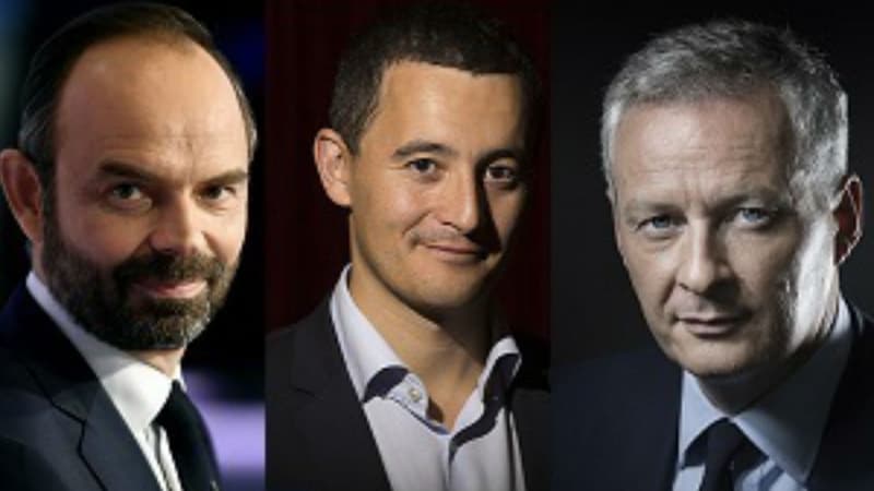 Edouard Philippe, Gérald Darmanin et Bruno Le Maire