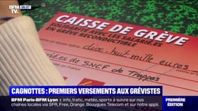 Les grévistes ont reçu les premiers versements des cagnottes en ligne