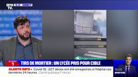 Tirs de mortrier: "Ça fait trois ans que ces violences durent", explique Alexis Moulaï, professeur au lycée André Malraux 