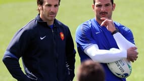 Gonzalo Quesada et Marc Lièvremont, du temps de leur collaboration, ici en 2011.
