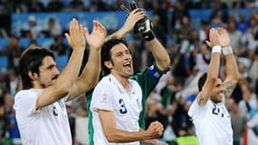 Fabio Grosso et Gennaro Gattuso lors de l'Euro 2008.