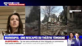 Irina, rescapée du théâtre de Marioupol, raconte son périple pour trouver refuge à Zaporijjia