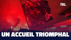 OM 0 - 3 PSG : L'accueil triomphal des supporters parisiens après le clasico