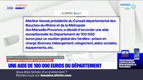 Immeuble fissuré à Martigues: le département va aider les habitants avec une aide de 100.000 euros