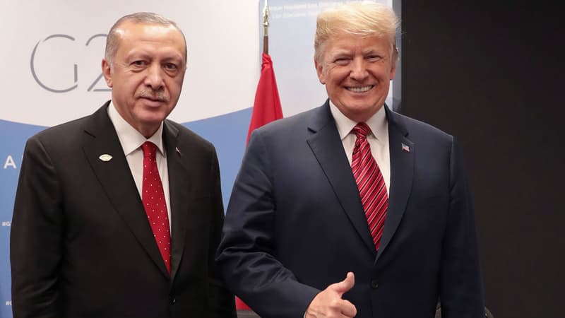 Recep Tayyip Erdogan et Donald Trump, le 1er décembre 2018 lors du G20 en Argentine