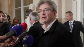 Jean Luc Mélenchon à l'Assemblée nationale ce mardi.