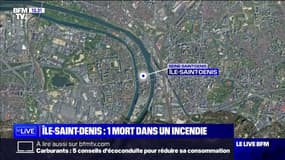 Incendie à l'Ile-Saint-Denis: au moins un mort et plusieurs blessés