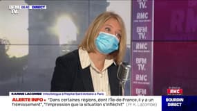 Karine Lacombe, infectiologue: "On commence à percevoir l'effet du couvre-feu. Je suis modérément optimiste"