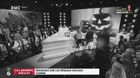 EN VIDÉO - Quand "Les Grandes Gueules" fêtent Halloween en direct sur RMC