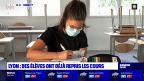 Lyon : des élèves ont déjà repris les cours