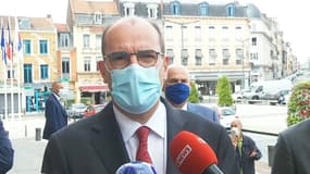 Jean Castex, en déplacement dans le Nord, lundi 3 août 2020.