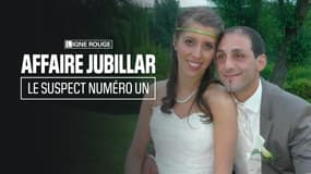 Delphine et Cédric Jubillar lors de leur mariage.