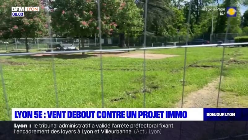 Lyon: un projet immobilier inquiète certains riverains, un espace vert détruit (1/1)