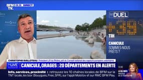 Canicule: "Certains se laissent plutôt aller, s'isolent facilement" explique le président du Conseil départemental du Rhône