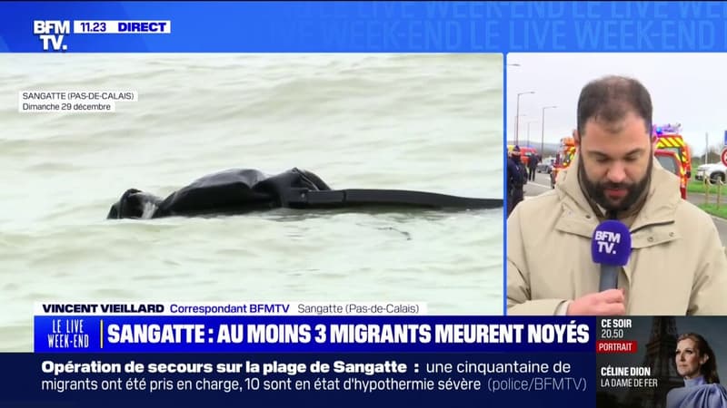 Sangatte: au moins trois migrants meurent noyés lors d'une traversée de la Manche, selon un dernier bilan