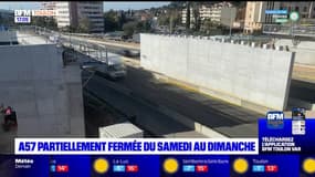 L'A57 partiellement fermée dans la nuit de samedi à dimanche