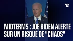 États-Unis: avant les élections de mi-mandat, Biden avertit contre un risque de "chaos en Amérique"