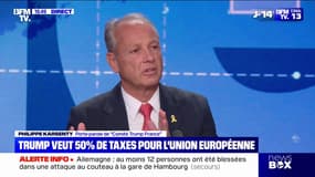 Droits de douane: Philippe Karsenty, porte-parole de "Comité Trump France", explique que "la géopolitique est très importante pour Donald Trump"