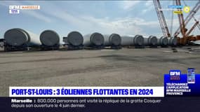 Trois éoliennes flottantes au large de Port-Saint-Louis-du-Rhône en 2024