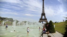 La fontaine du Trocadéro en  juin 2015