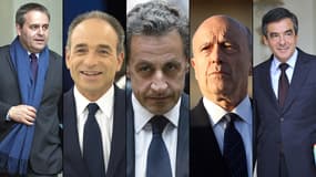 Xavier Bertrand, Jean-François Copé, Nicolas Sarkozy, Alain Juppé, François Fillon: cinq hommes qui visent 2017