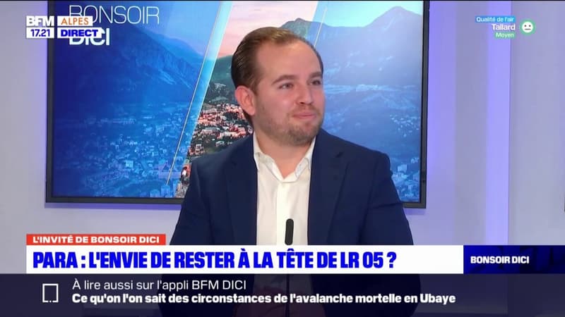 Kévin Para, président des Républicains dans les Hautes-Alpes, candidat à sa propre succession?