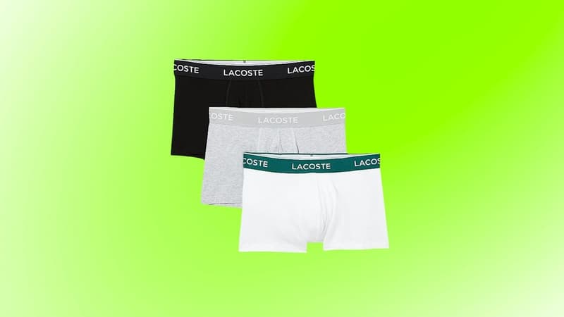 Ce lot de boxers Lacoste fait fureur sur ce site et vu son prix ça n'étonne personne