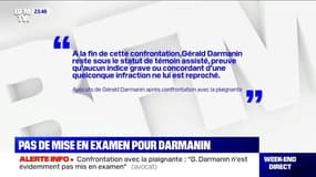 Accusations de viol: "Gérald Darmanin reste sous le statut de témoin assisté", selon ses avocats