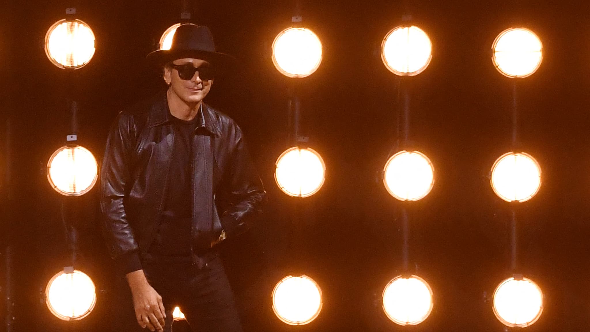 Hedi Slimane, le 26 juin 2022 après le défilé Céline lors de la Fashion Week de Paris