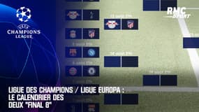Ligue des champions / Ligue Europa : Le calendrier des deux "Final 8"
