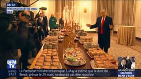 En plein shutdown, Trump offre du McDo et des pizzas à ses invités à la Maison Blanche