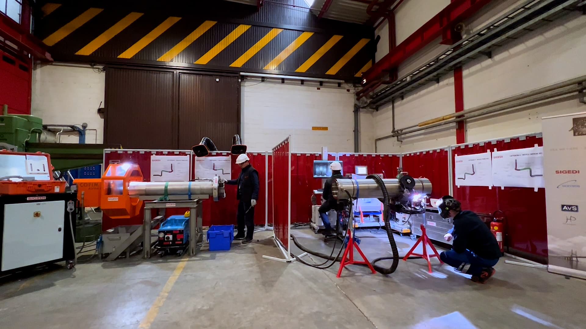 Un atelier spécialement dédié au traitement de la CSC prépare les remplacements des tronçons du réacteur numéro 4 de Cattenom lors de sa visite décennale Un atelier spécialement dédié au traitement de la CSC prépare les remplacements des tronçons du réacteur numéro 4 de Cattenom lors de sa visite décennale