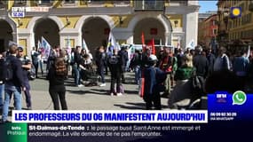 Alpes-Maritimes: les professeurs manifestent contre les réformes de l'Éducation nationale