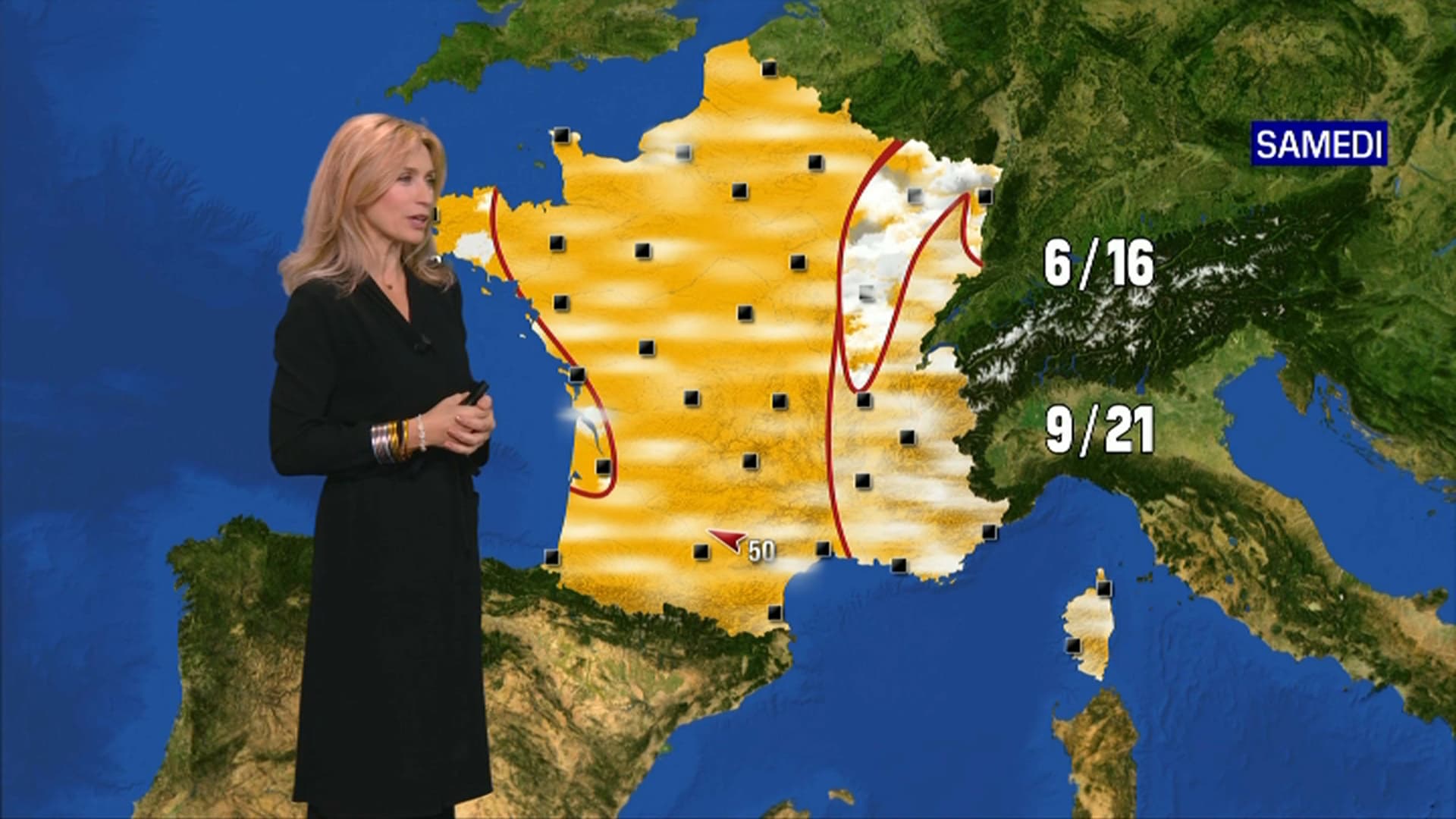 La météo de ce samedi 12 novembre.