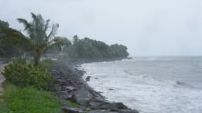 La Guadeloupe en pleine tempête Philippe, le 3 octobre 2023.