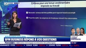 BFM Business avec vous : Un employeur peut-il imposer une tenue à ses salariés ? - 13/12