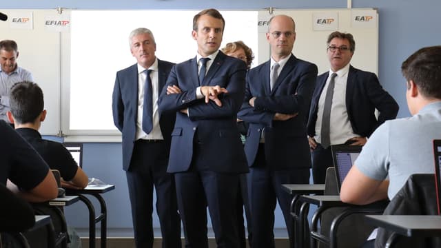 Emmanuel Macron à Egletons.