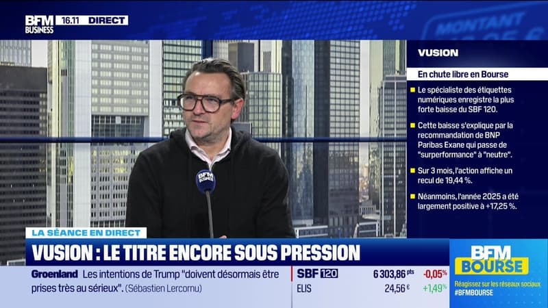 Vusion perd 26 % en une semaine - 14/01