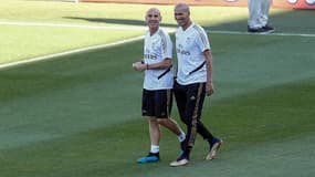 David Bettoni et Zinedine Zidane