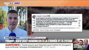 Guerre en Ukraine: Donald Trump exclut que l'Ukraine récupère la Crimée ou entre dans l'Otan