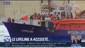 Immigration: le Lifeline a accosté