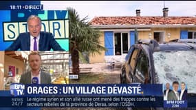 Orages: un village dévasté