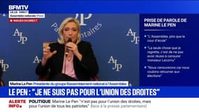 Gouvernement Lecornu: "nous déposerons peut-être une motion de censure" déclare Marine Le Pen