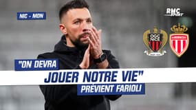 Nice - Monaco : "On devra jouer notre vie" prévient Farioli