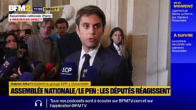 Jugement de Le Pen: Gabriel Attal dénonce les attaques du RN "contre l'indépendance de la justice"