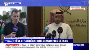 Gaza: le début de la trêve est prévu pour vendredi matin, 13 otages israéliens doivent être libérés, selon le ministère des affaires étrangères qatari