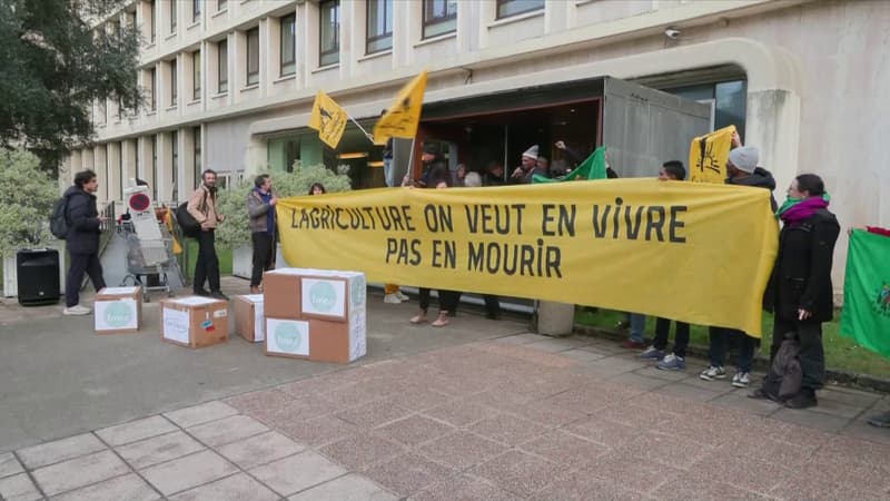 "L'agriculture on veut en vivre, pas en mourir": 50 personnes en garde à vue après avoir pénétré une annexe du ministère de l'Agriculture