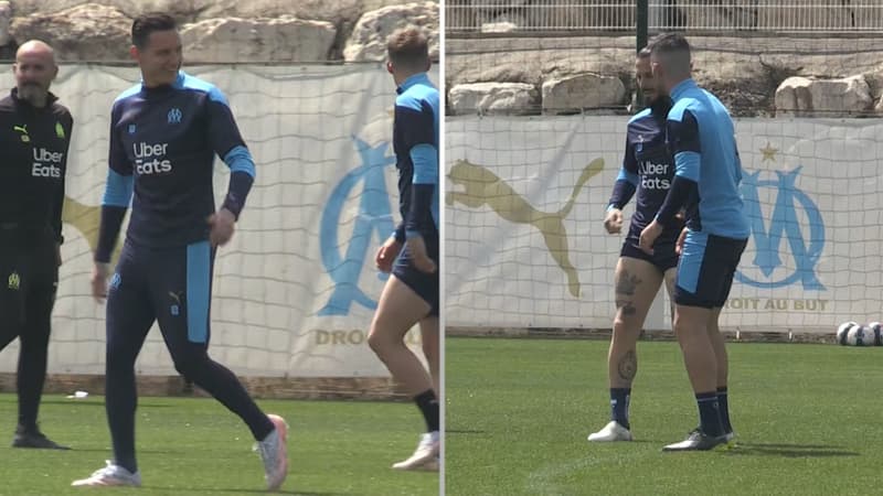 OM: Thauvin et Alvaro s'amusent de leur altercation à l'entraînement