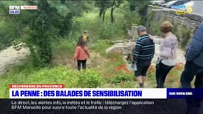 La Penne-sur-Huveaune: des balades de sensibilisation organisées pour alerter sur les restrictions et les risques liés à la gestion de l'eau