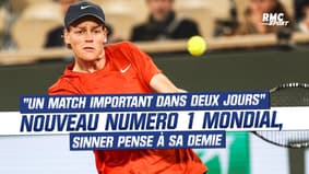 Roland-Garros : "Un match important dans 2 jours", Sinner ne s'attarde pas sur sa place de numéro 1